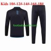 SSC Naples Enfant Ensemble Vestes d'entrainement Bleu 2023-2024